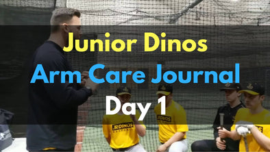 Junior Dinos Arm Care Journal - Day 1